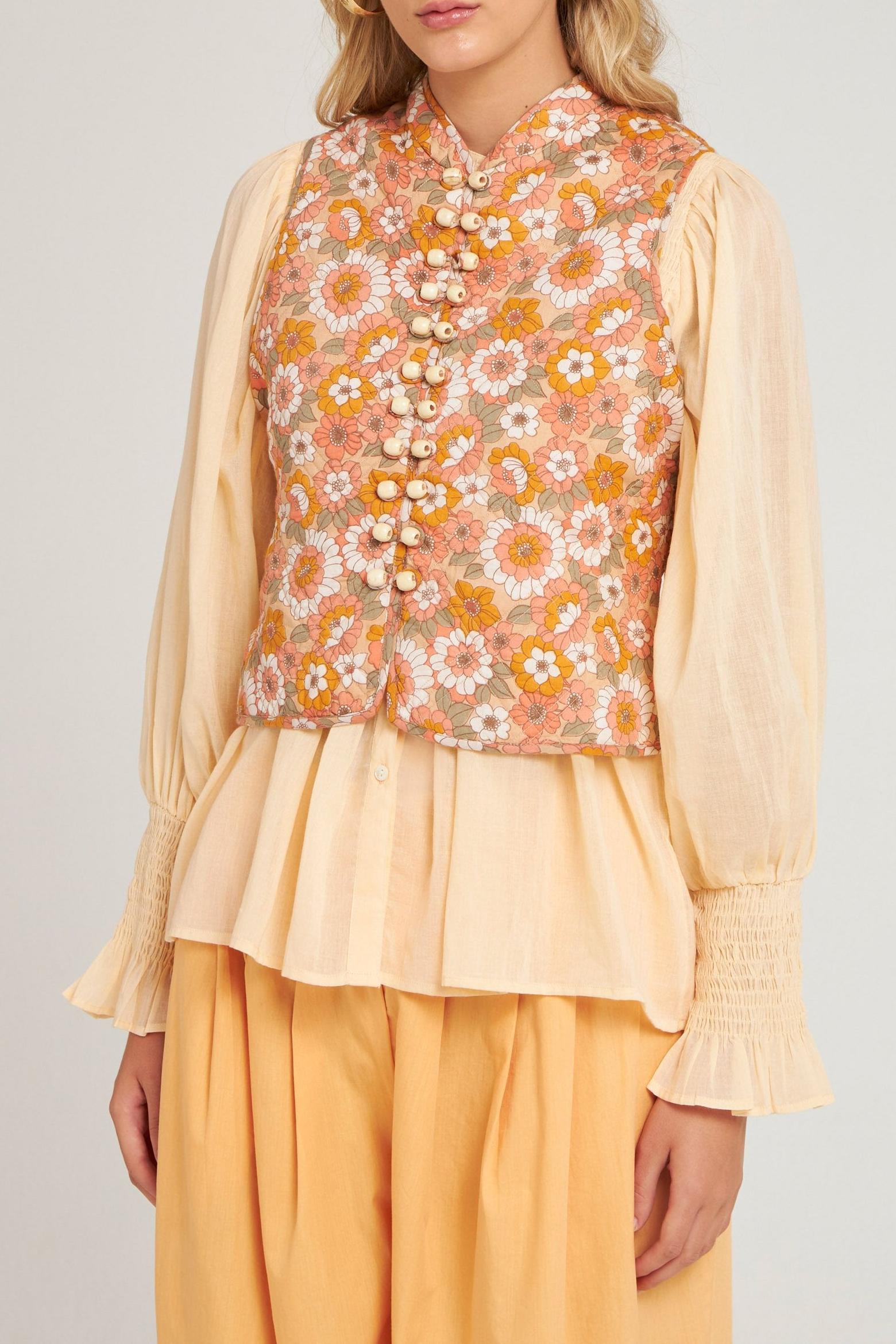 Veste imprimée Blossom rouille
