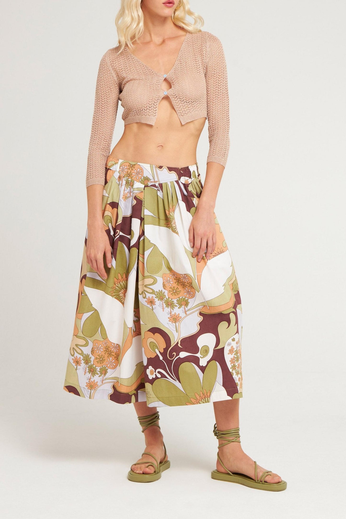 Pantalon culotte Bahia popeline
