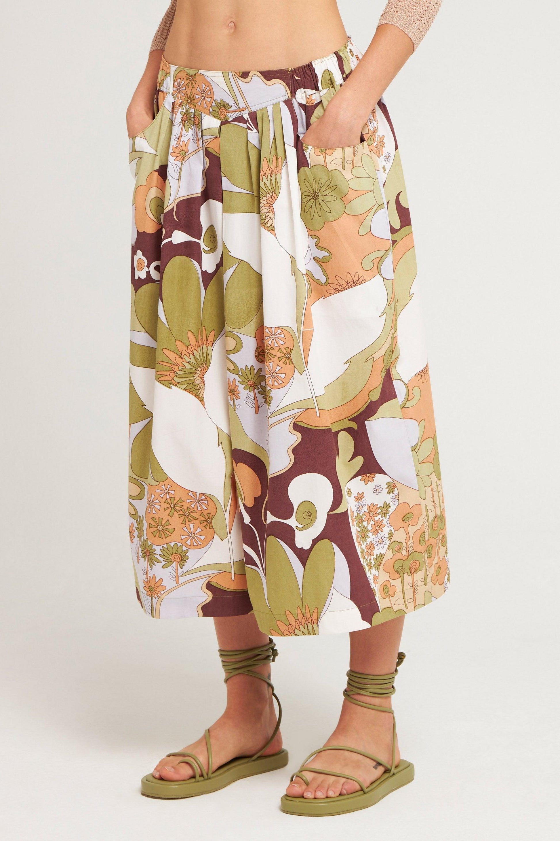 Pantalon culotte Bahia popeline