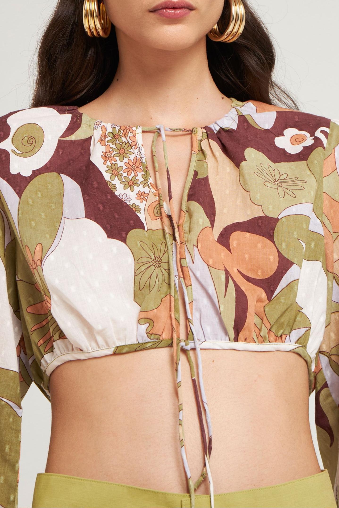 Crop top Bahia plumetis