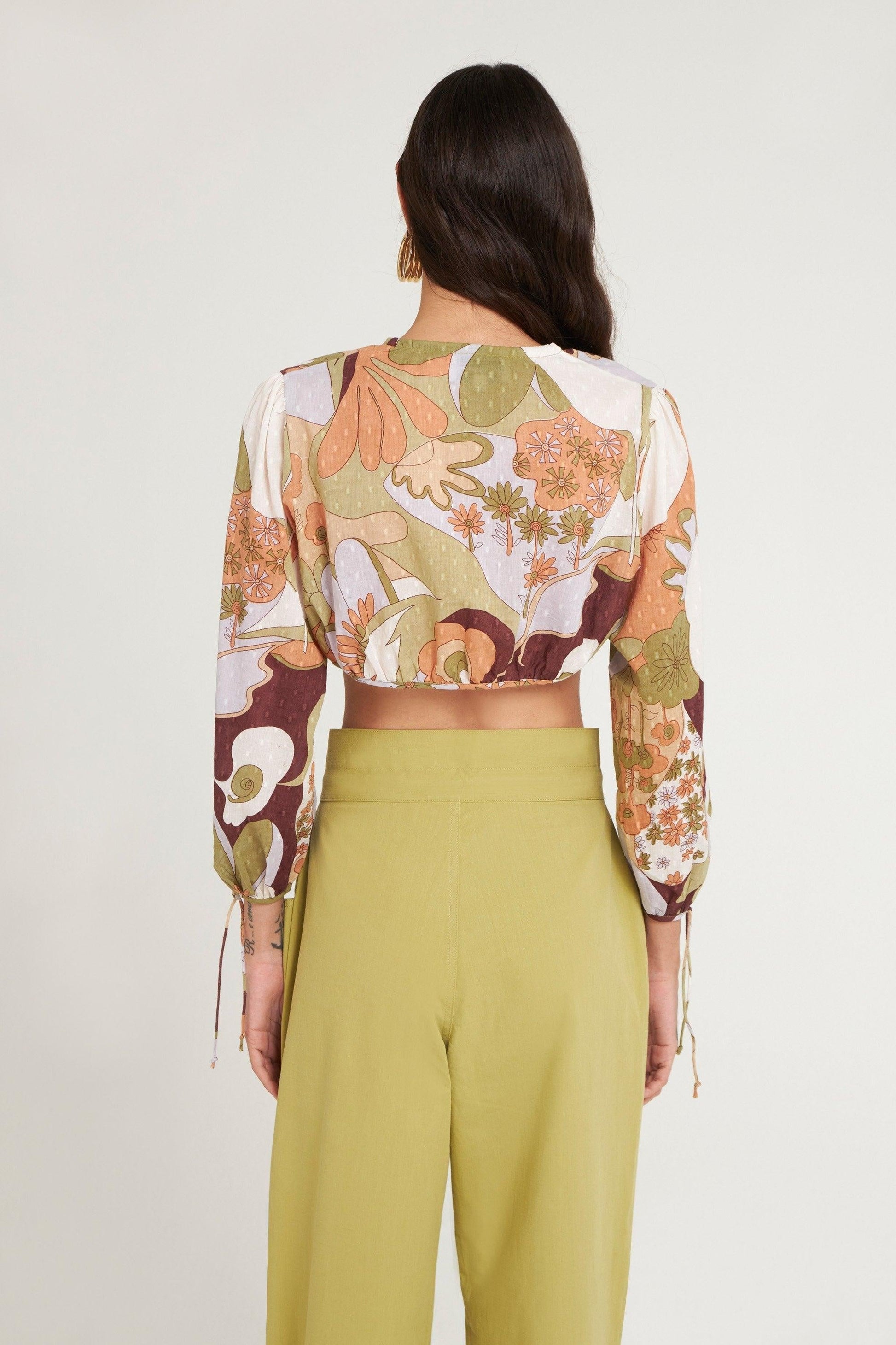 Crop top Bahia plumetis