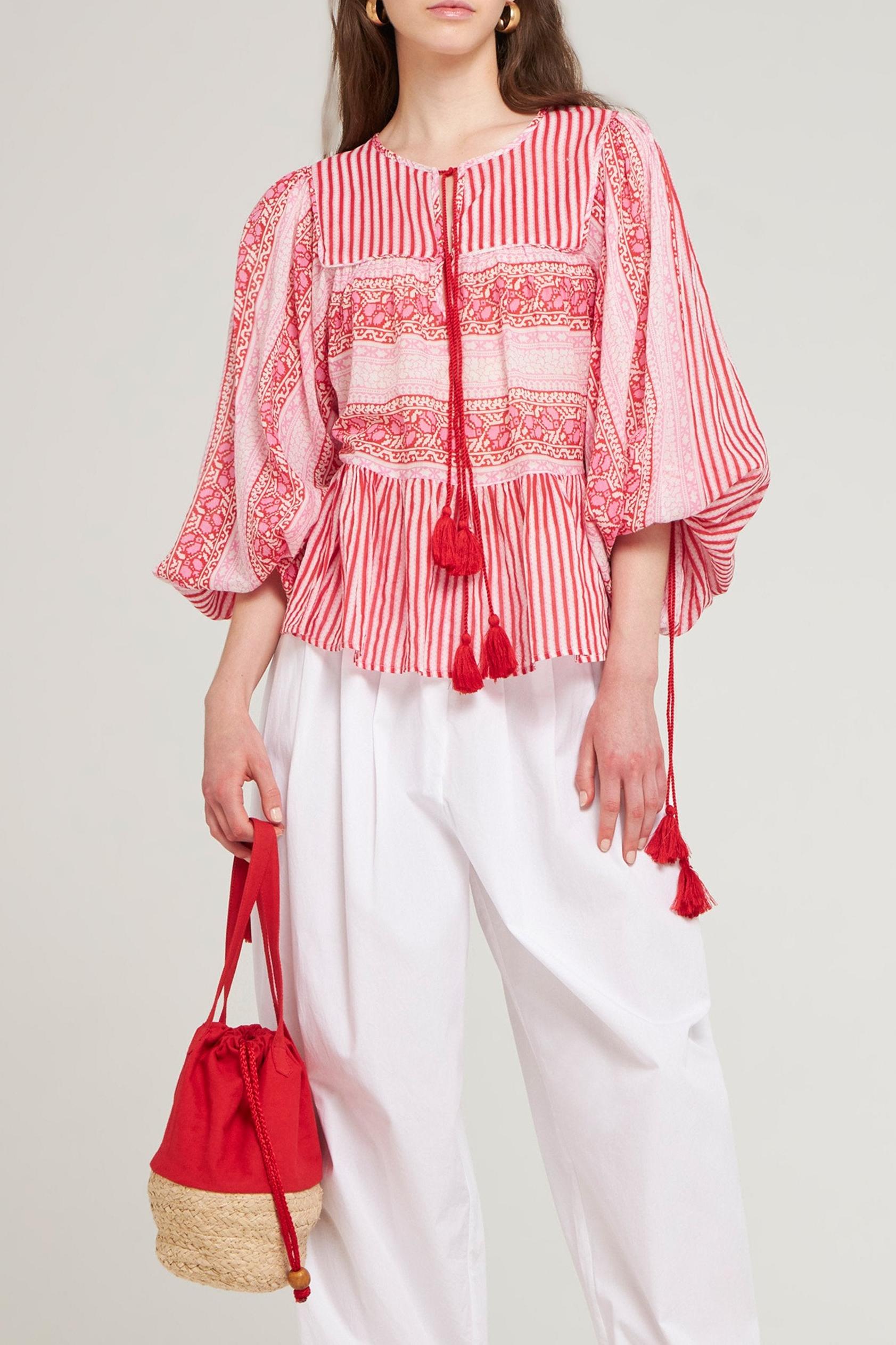 Blouse imprimée Amelia rose