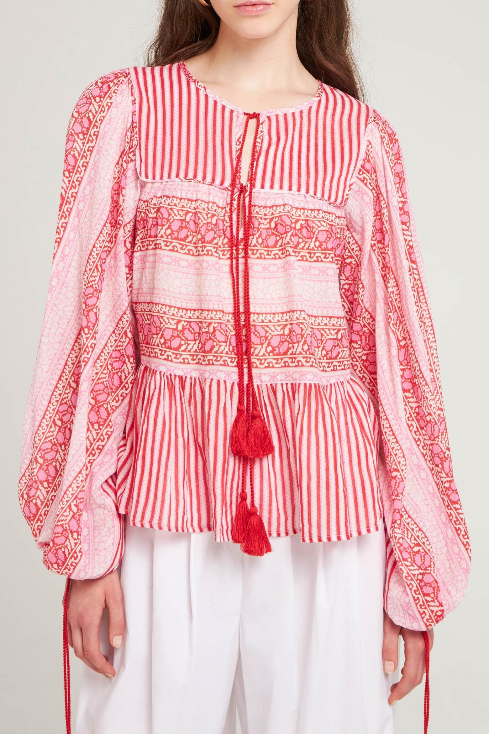 Blouse imprimée Amelia rose