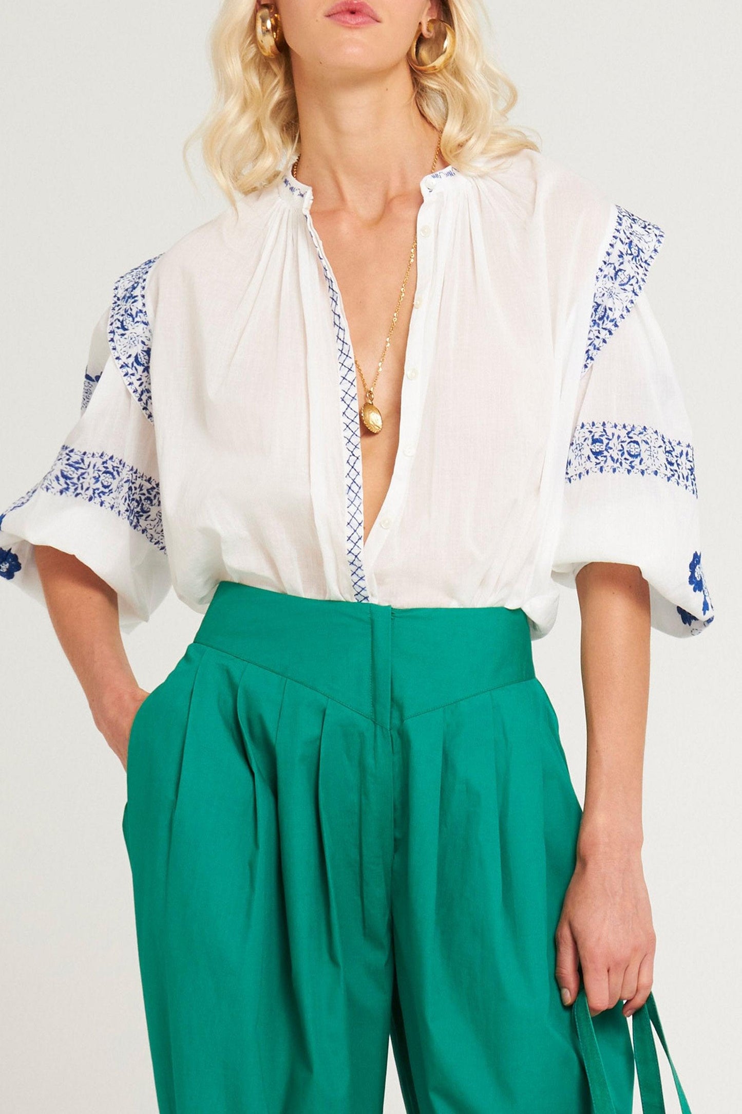 Alani embroidered blouse