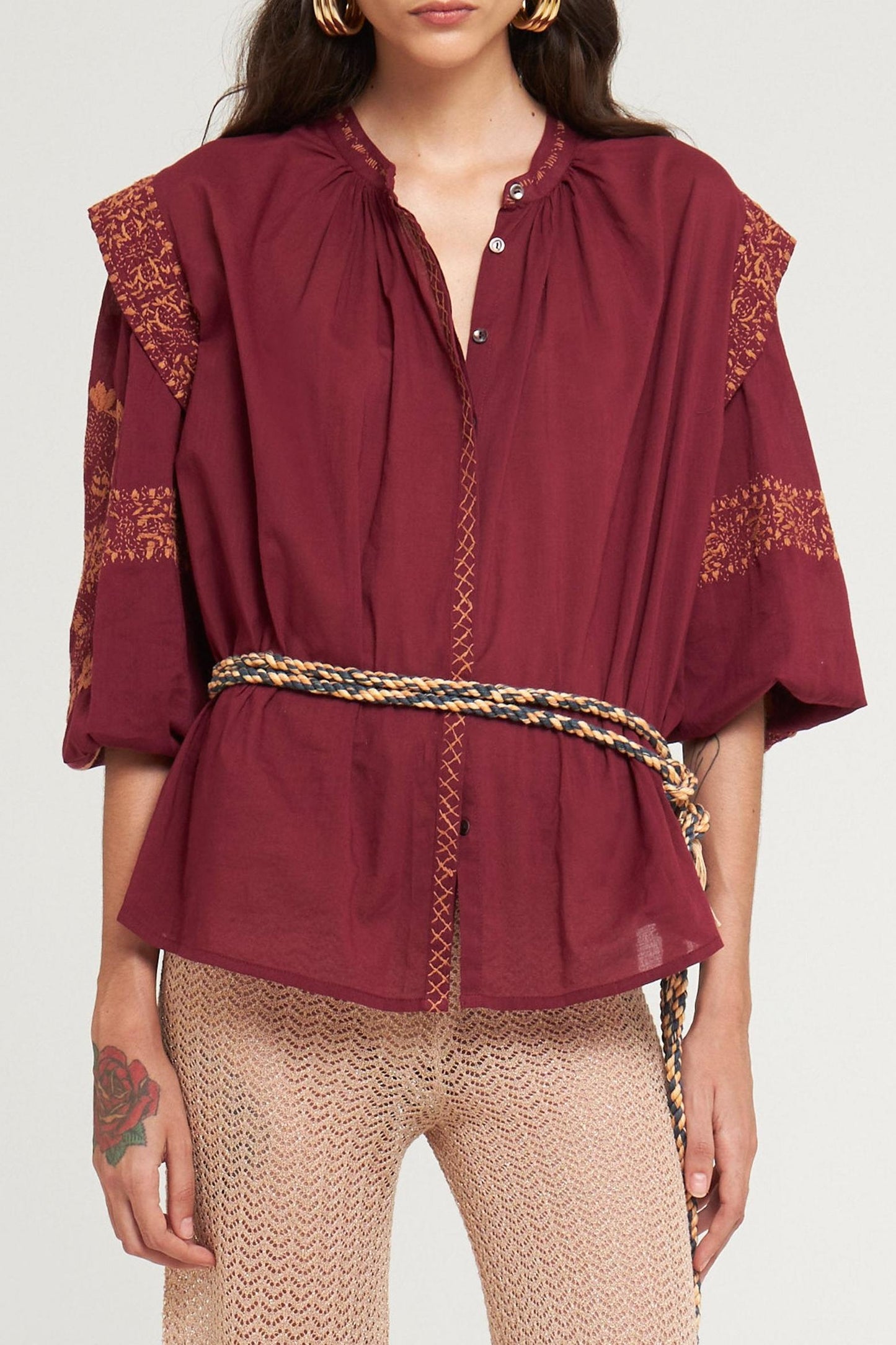 Alani embroidered blouse