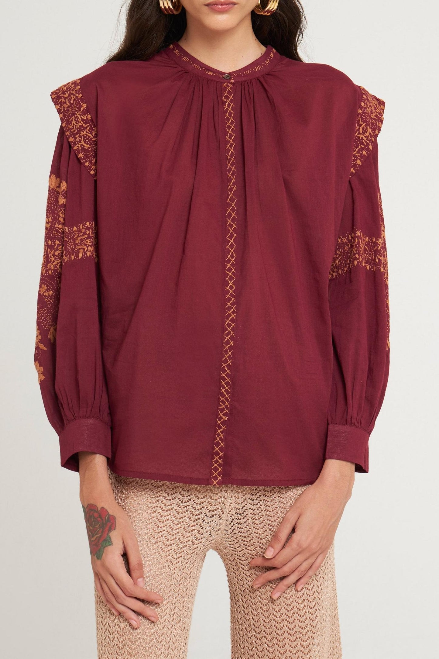 Alani embroidered blouse