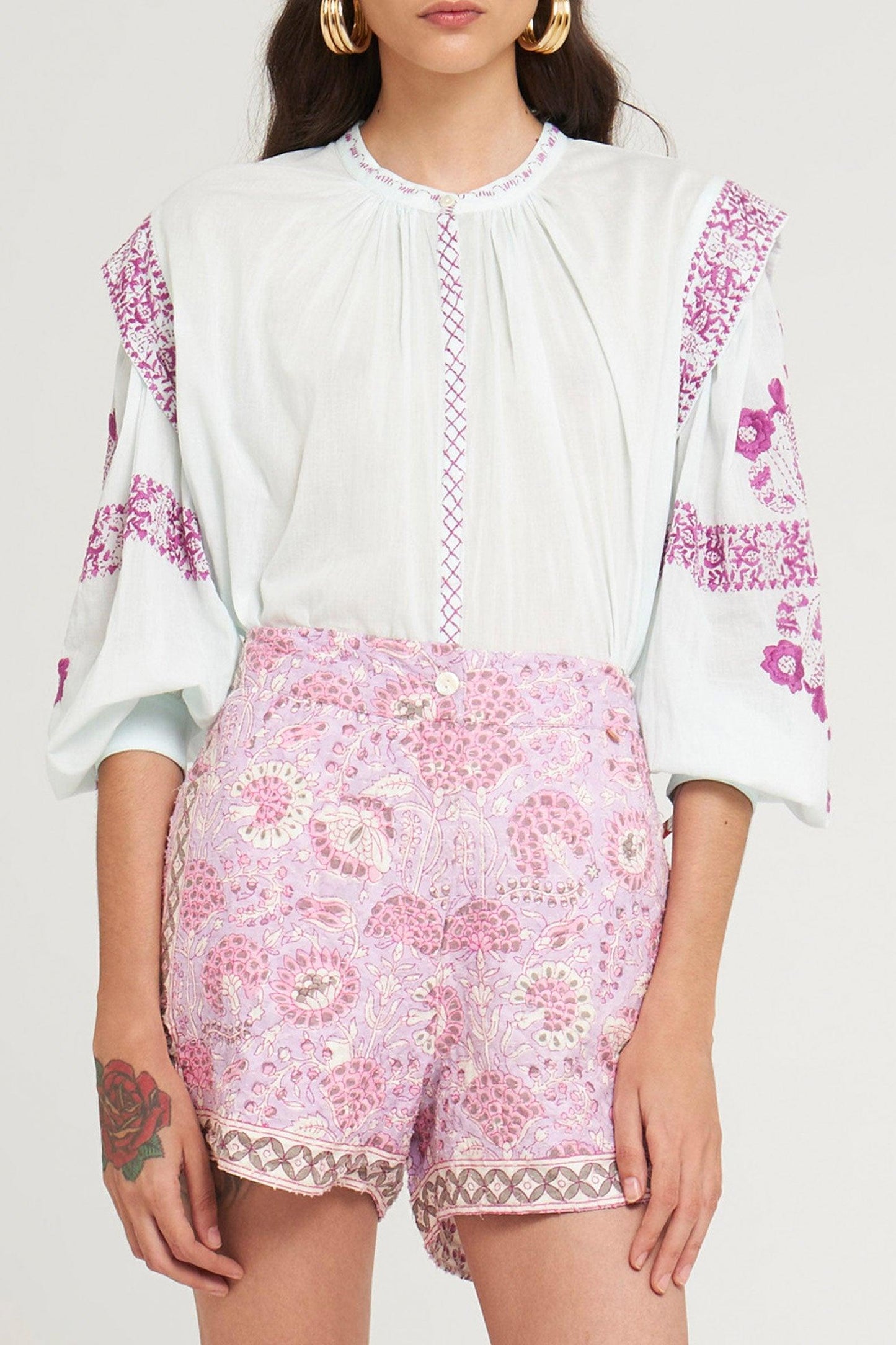 Alani embroidered blouse