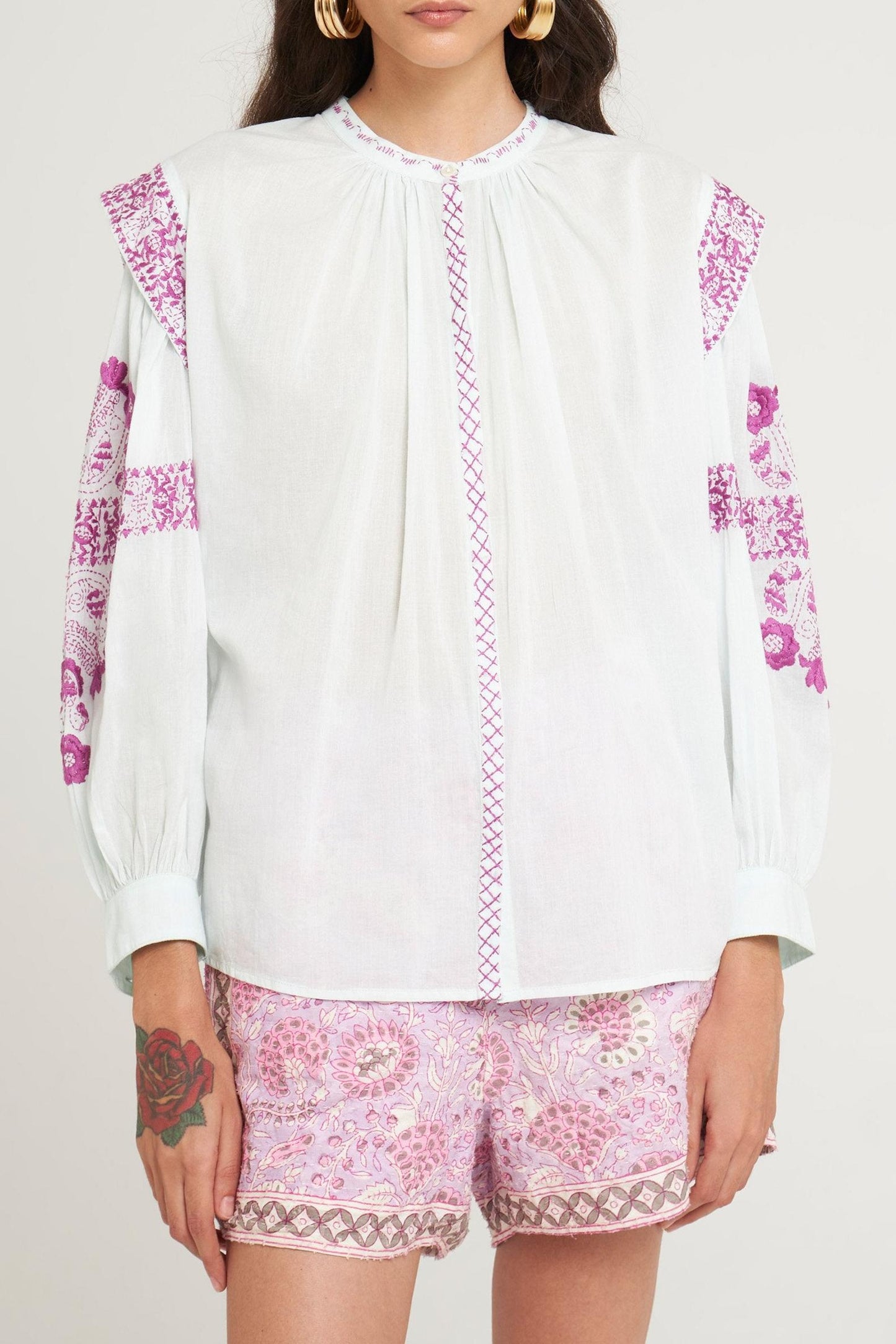 Alani embroidered blouse
