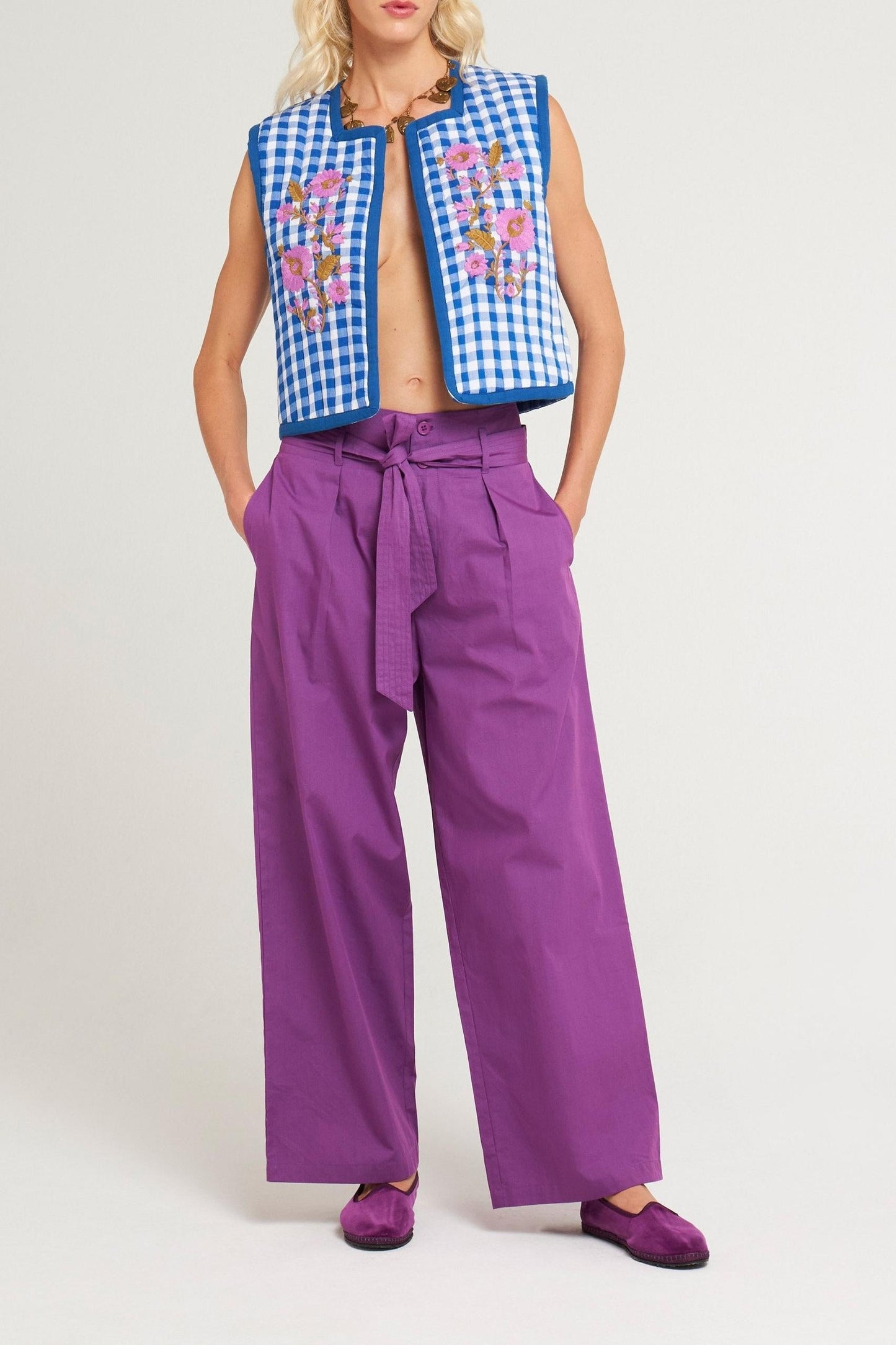 Gilet brodé Polly