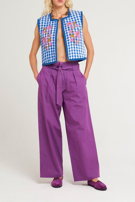 Gilet brodé Polly