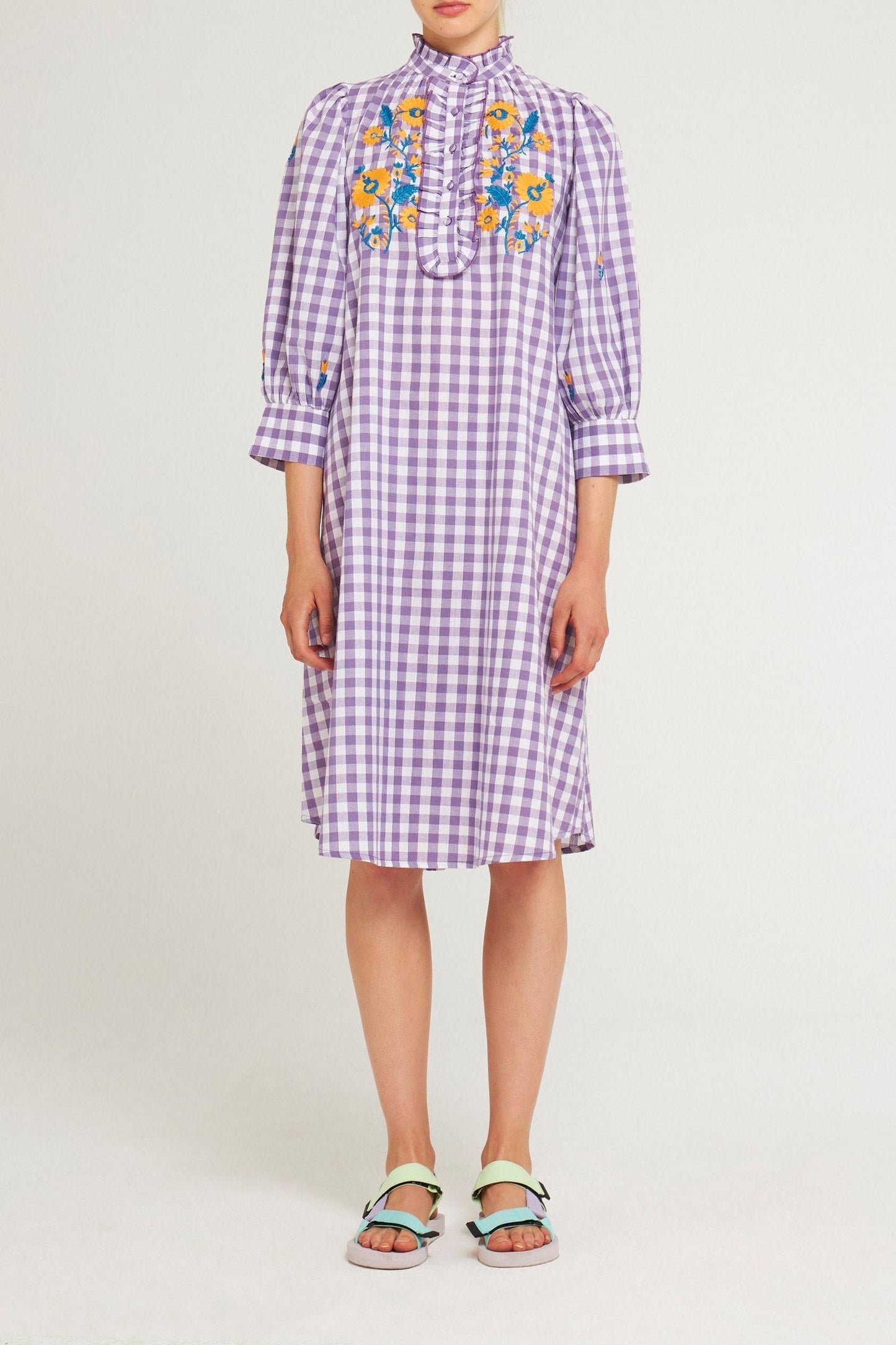 Polly embroidered dress