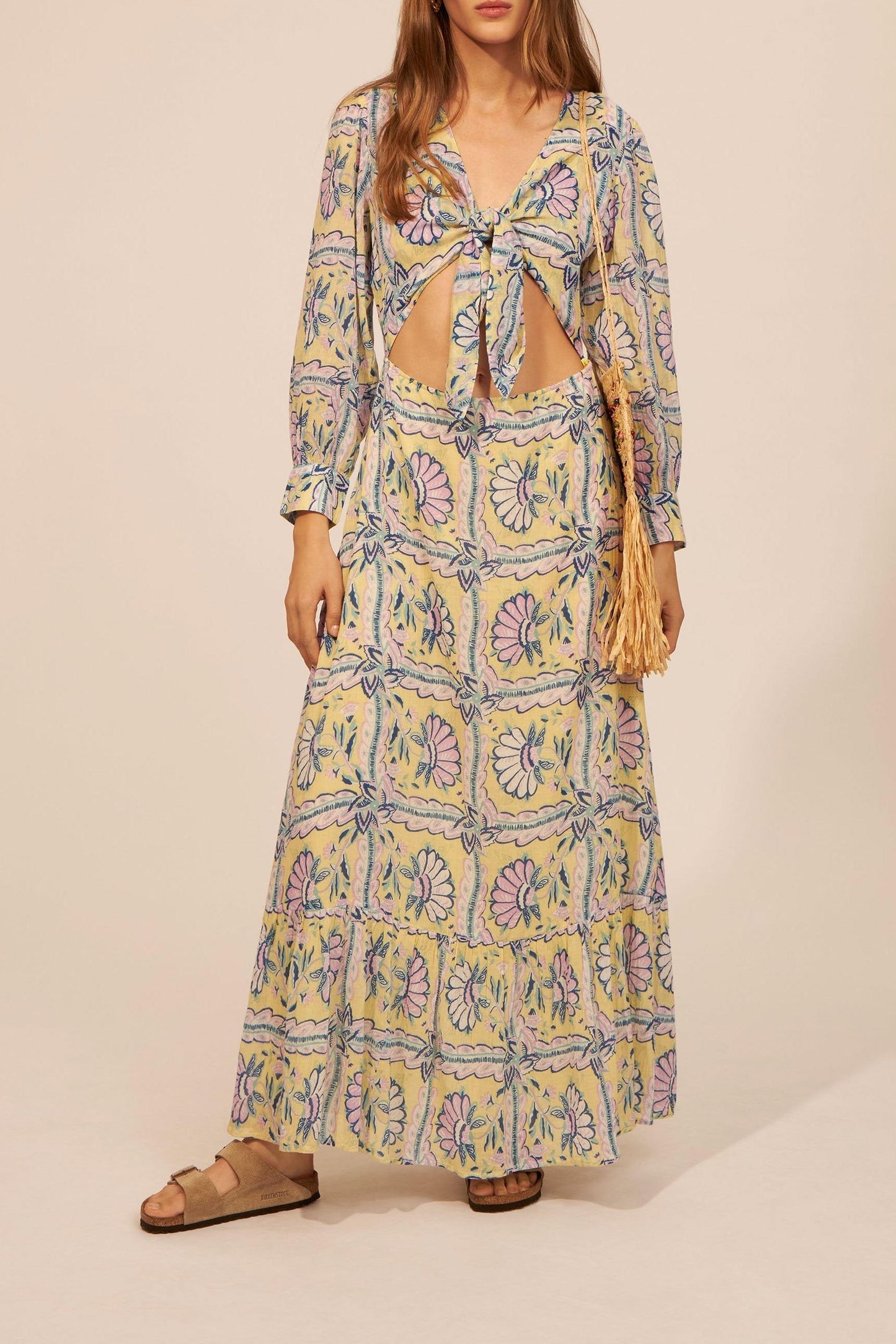 Zula mini raffia bag