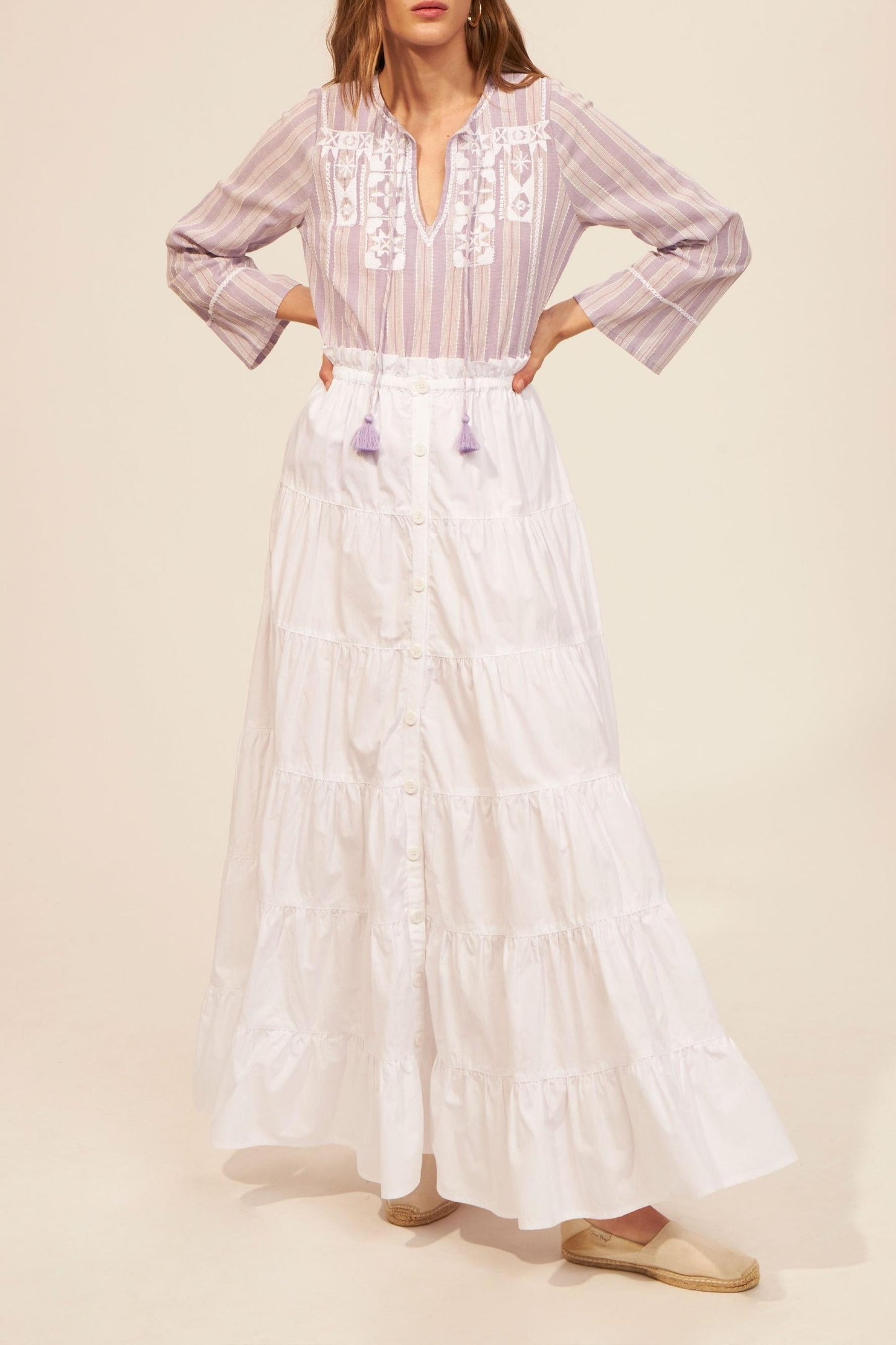 Blusa bordada de Yann