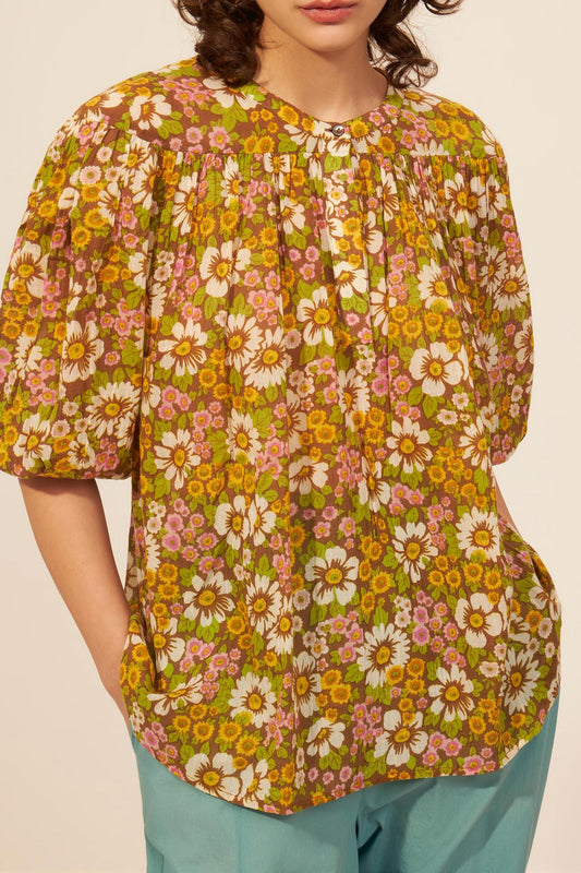 Aline printed blouse