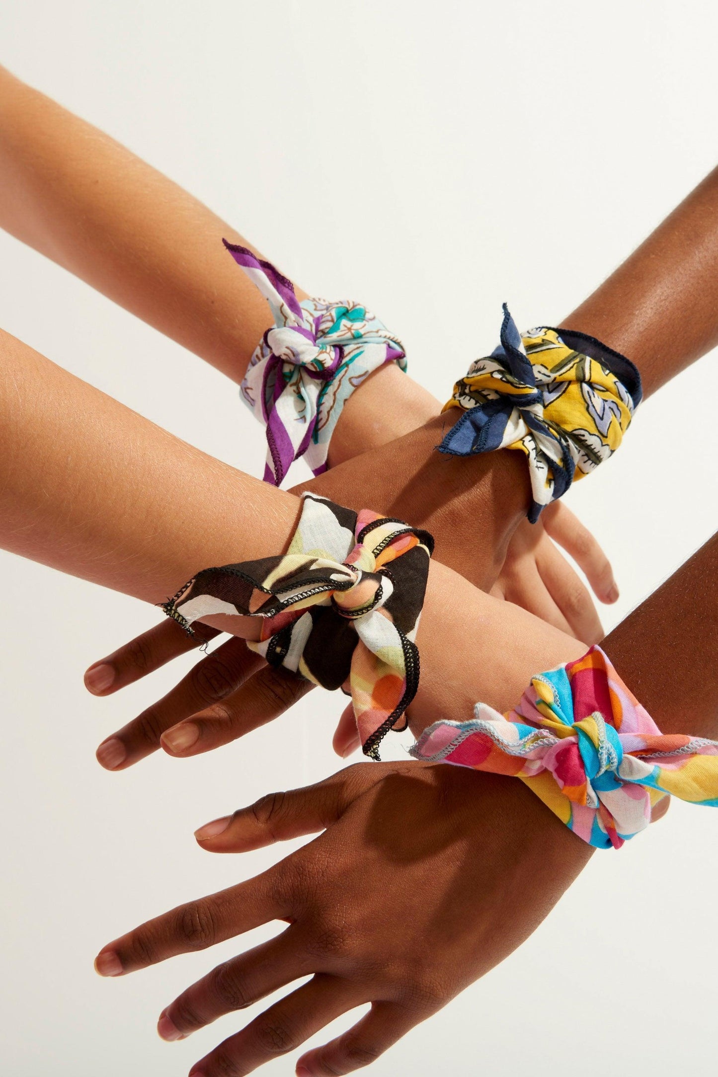 Flowy Printed Bandana - Brown