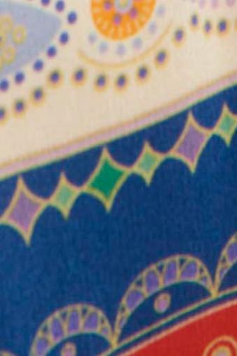 Christina Printed Silk Midi Dress