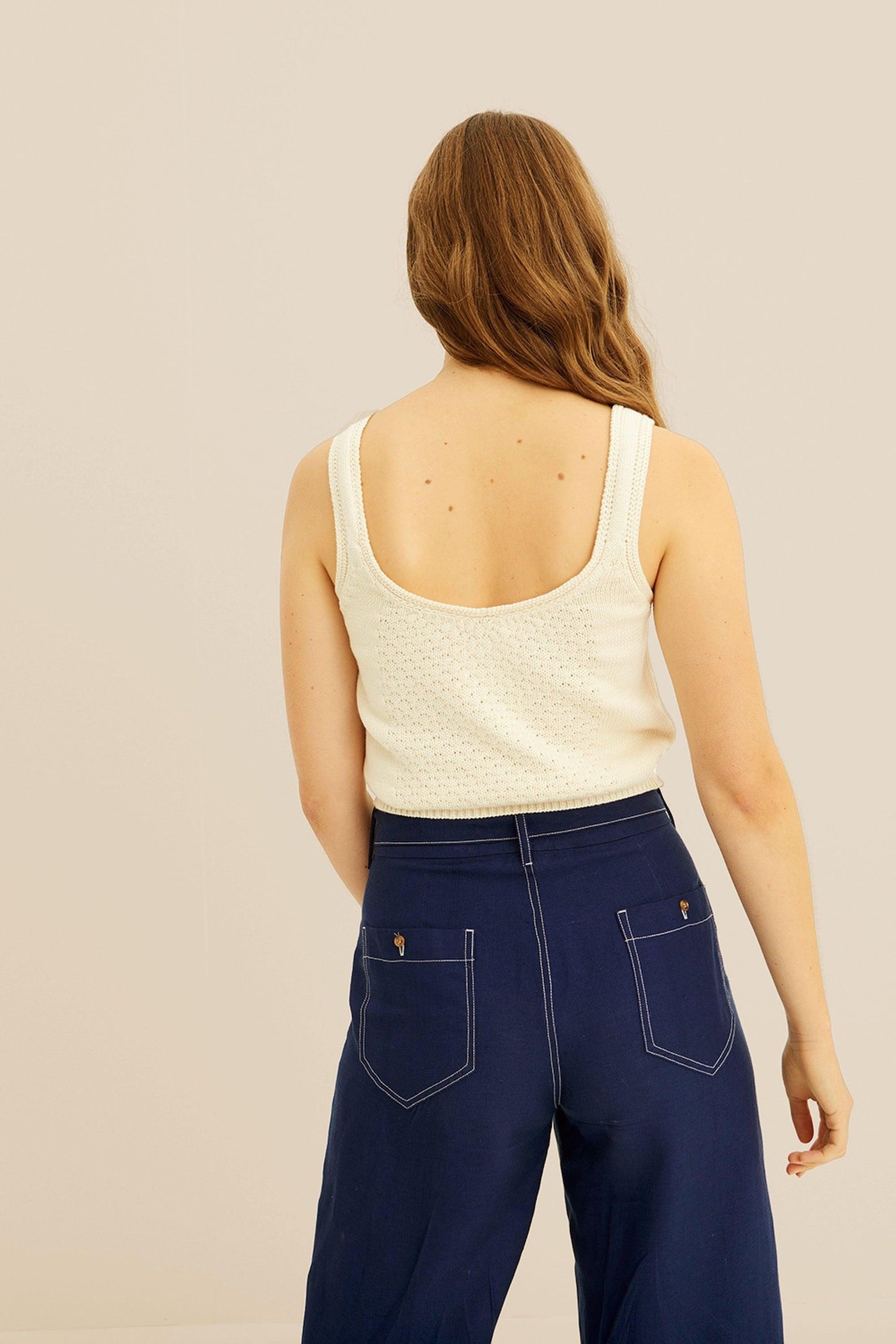 Bella embroidered tank