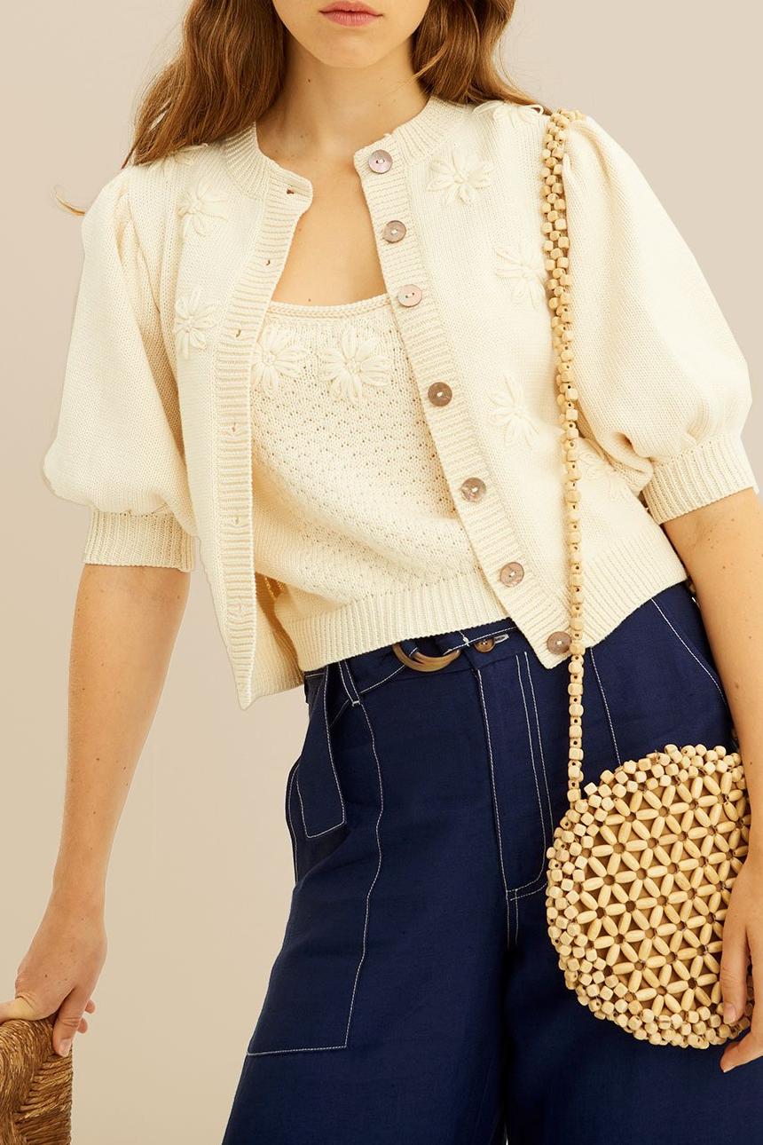Bella embroidered cardigan