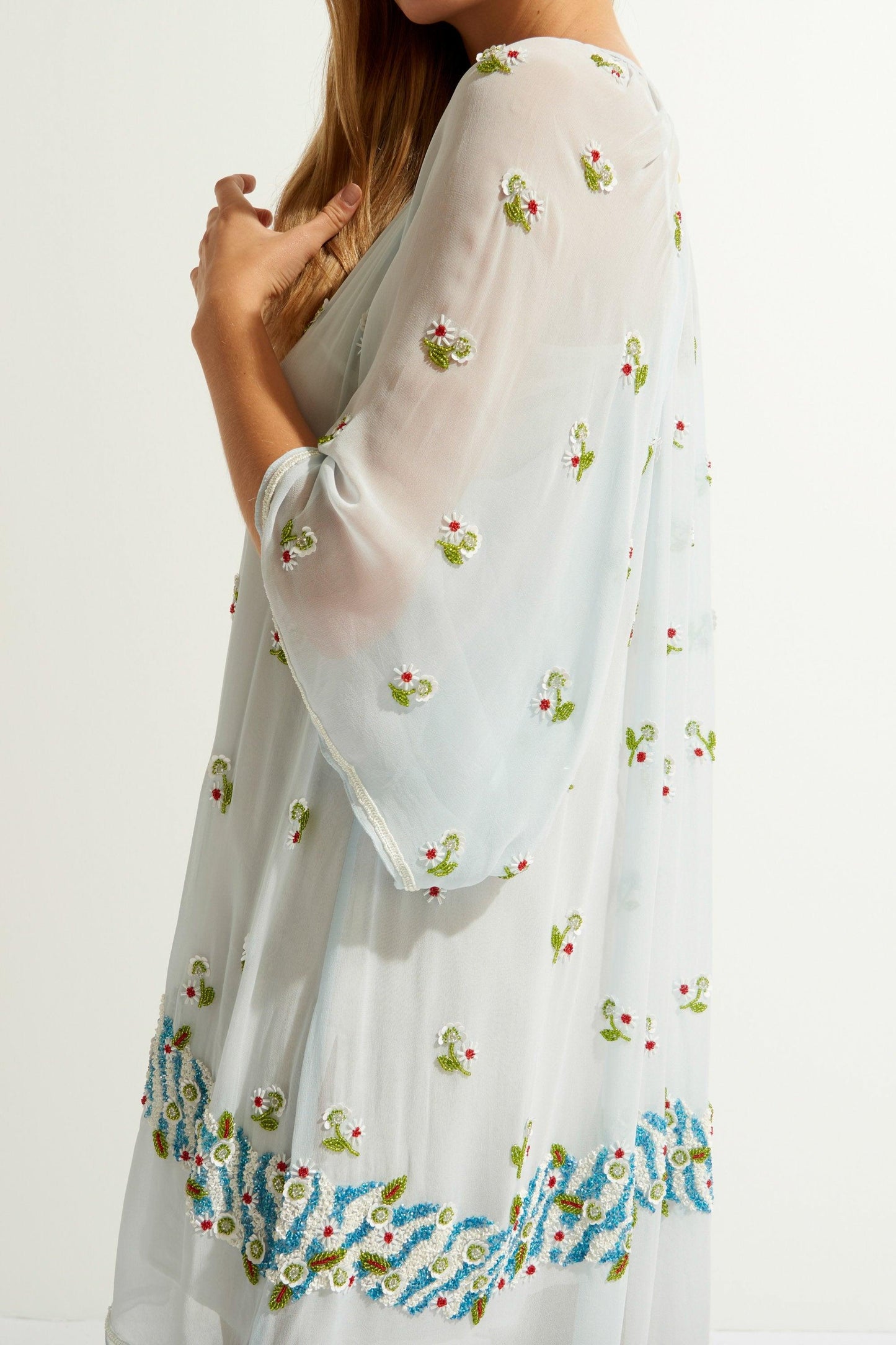 Beata Beaded Embroidered Short Dress