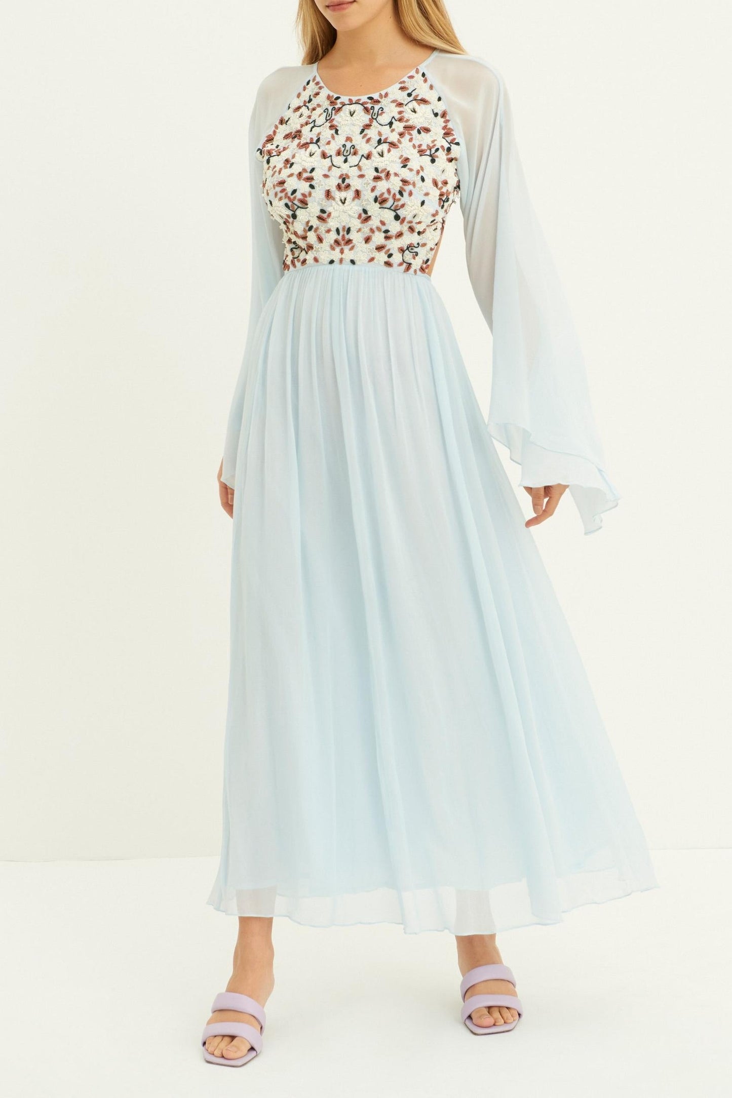 Beata Halter Maxi Dress