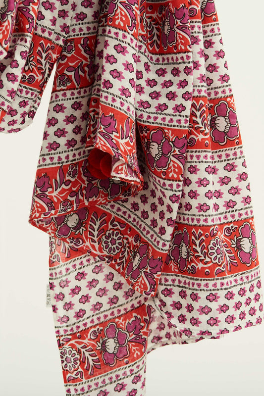 Austin Printed Pareo - Red