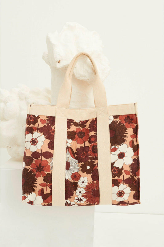 Audrey Tote Bag - Brown