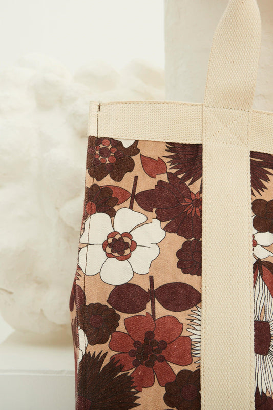 Audrey Tote Bag - Brown