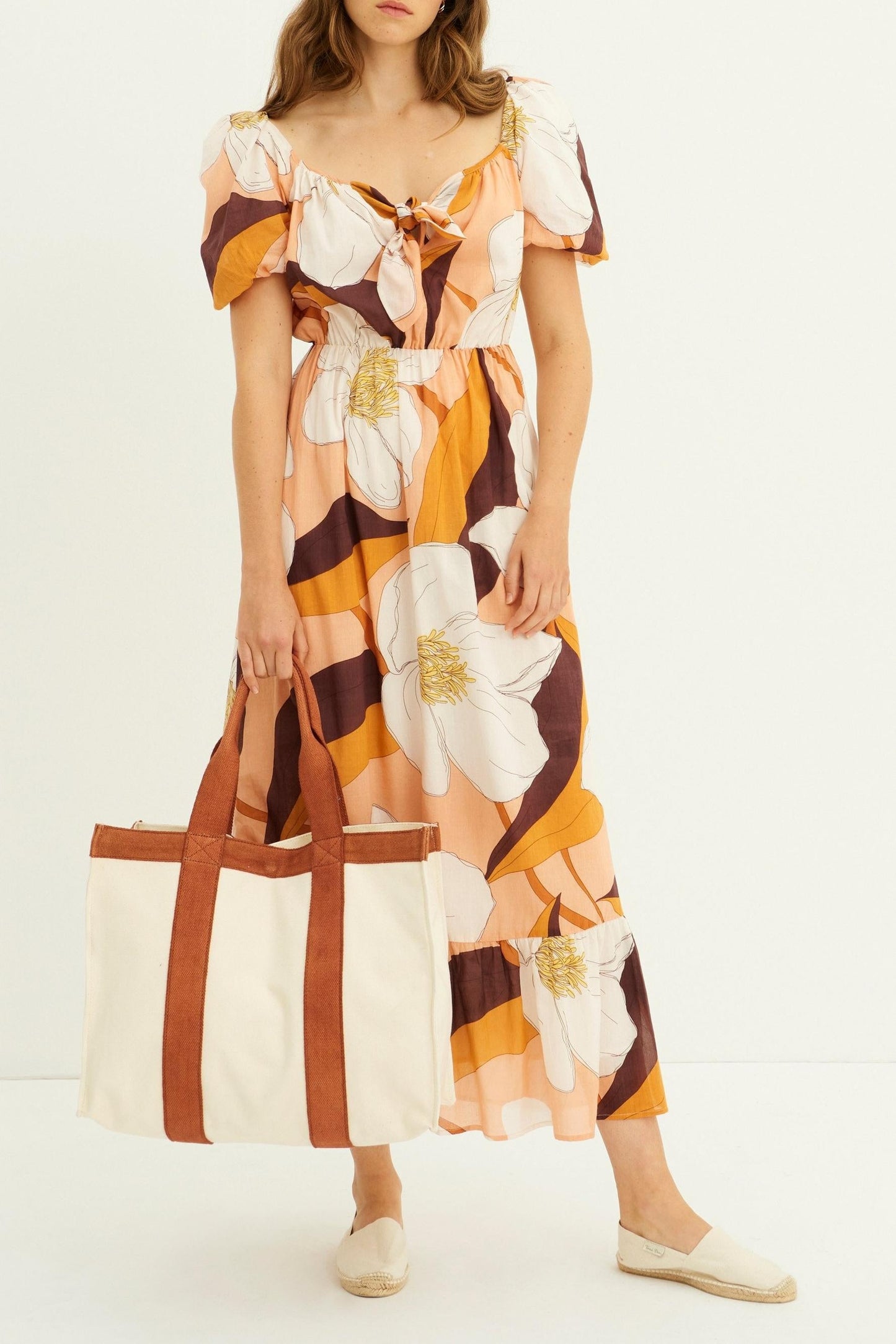 Audrey Tote Bag - Cream