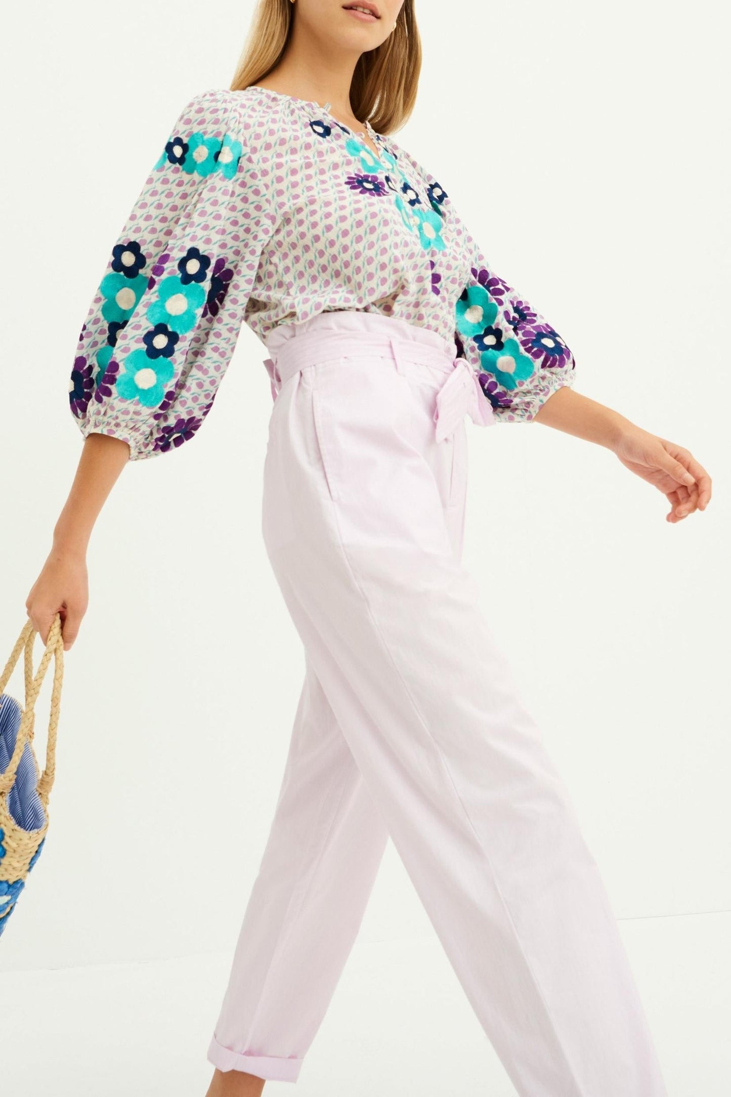 Apoline Embroidered Blouse - Parma