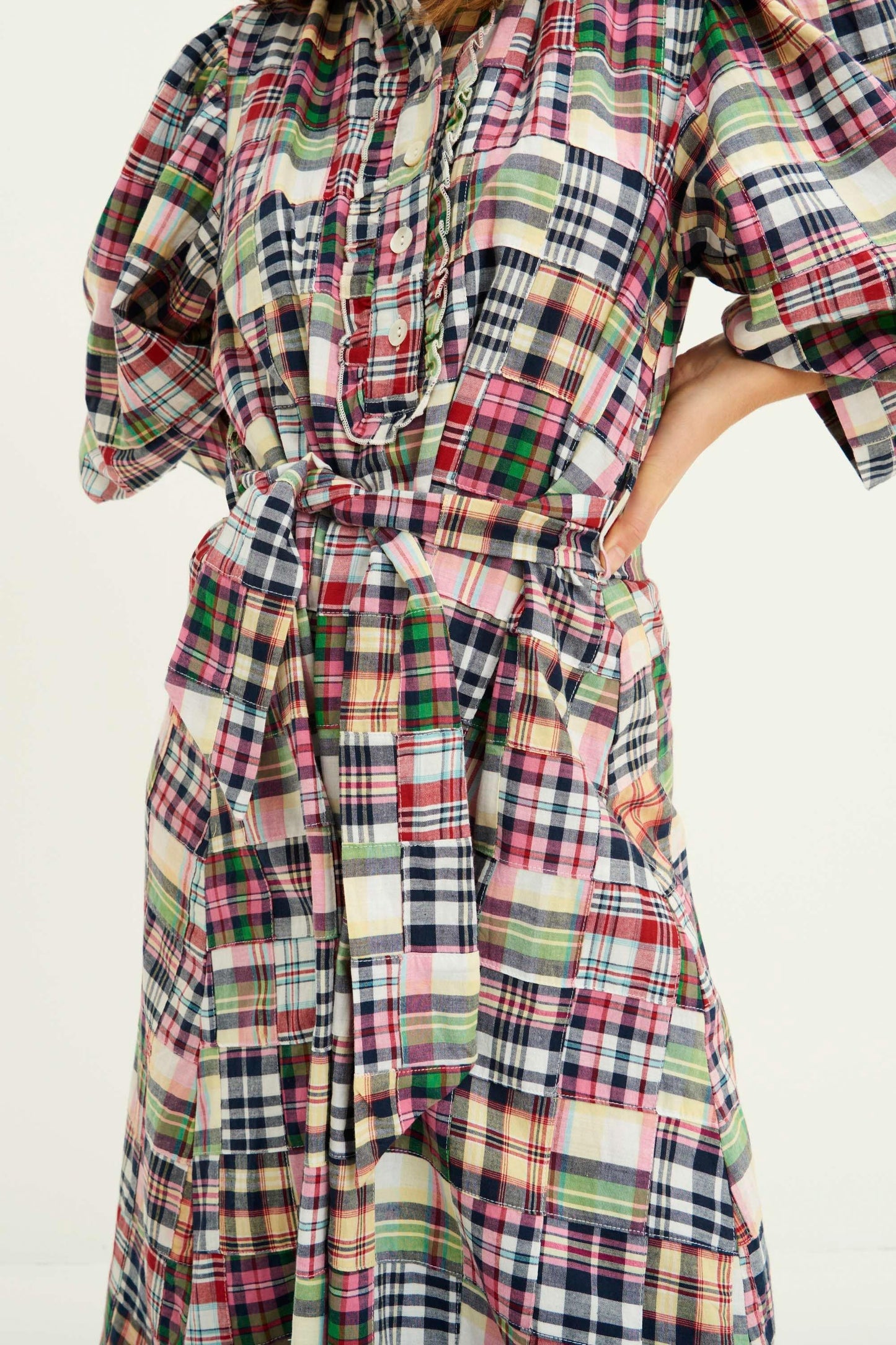 Alama Patchwork Maxi Dress - Multicolor