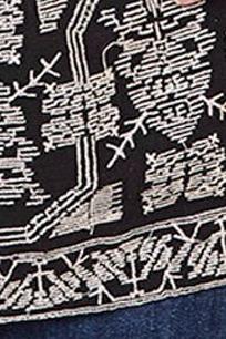 Sofia Embroidered Blouse - Black