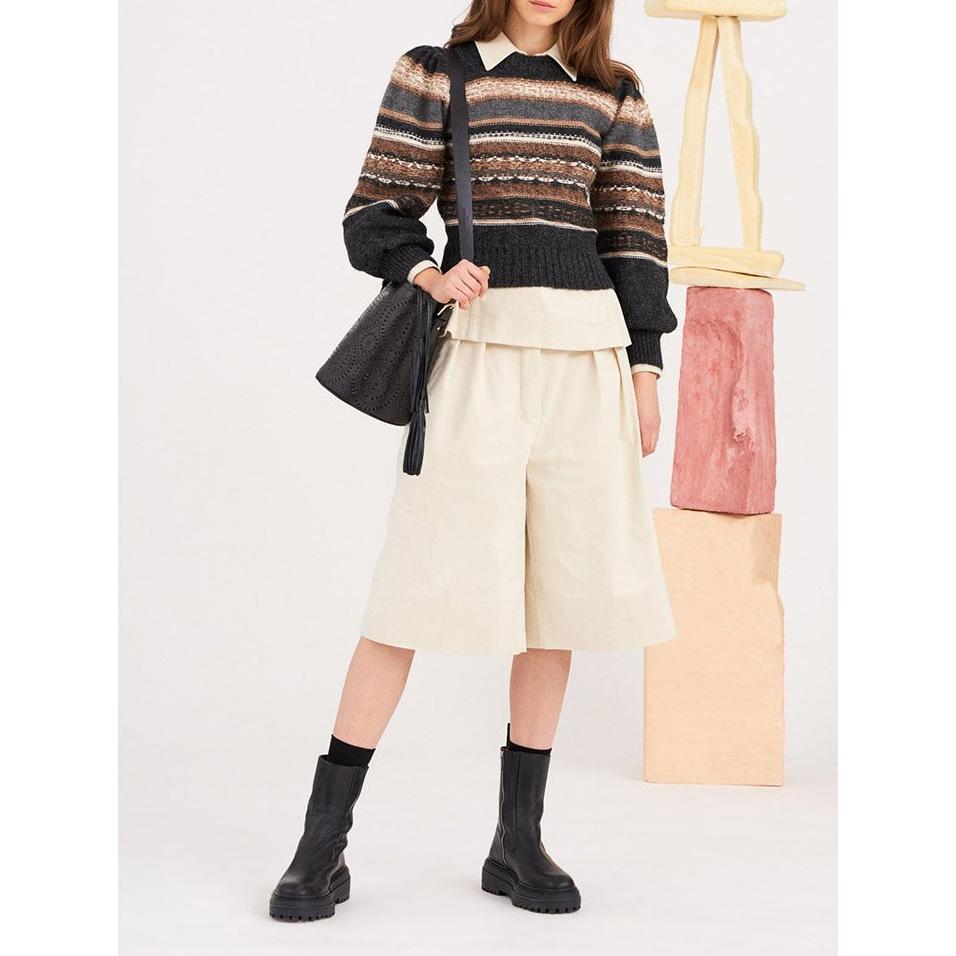 Sergio Puff-Sleeve Sweater