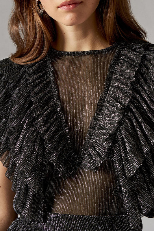 Pigalle Ruffled Top