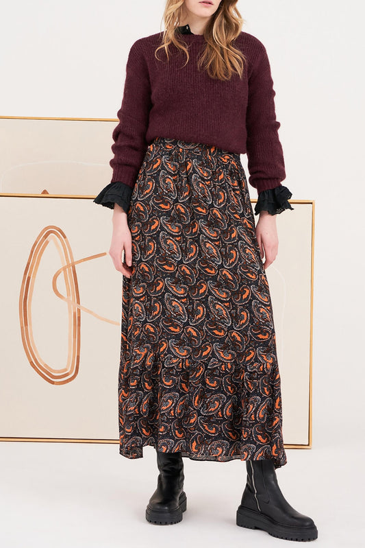 Otto Printed Long Skirt