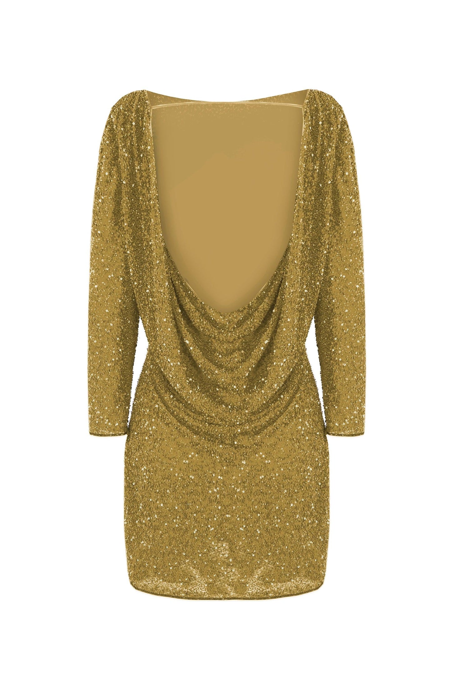 Vestido corto Olga con lentejuelas bordadas