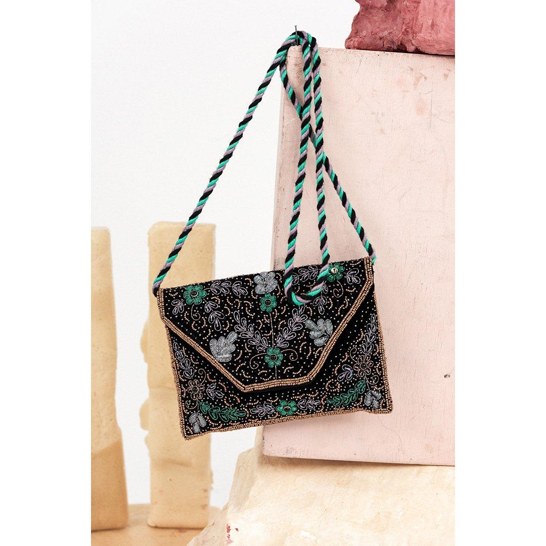 Myriam Embroidered Clutch