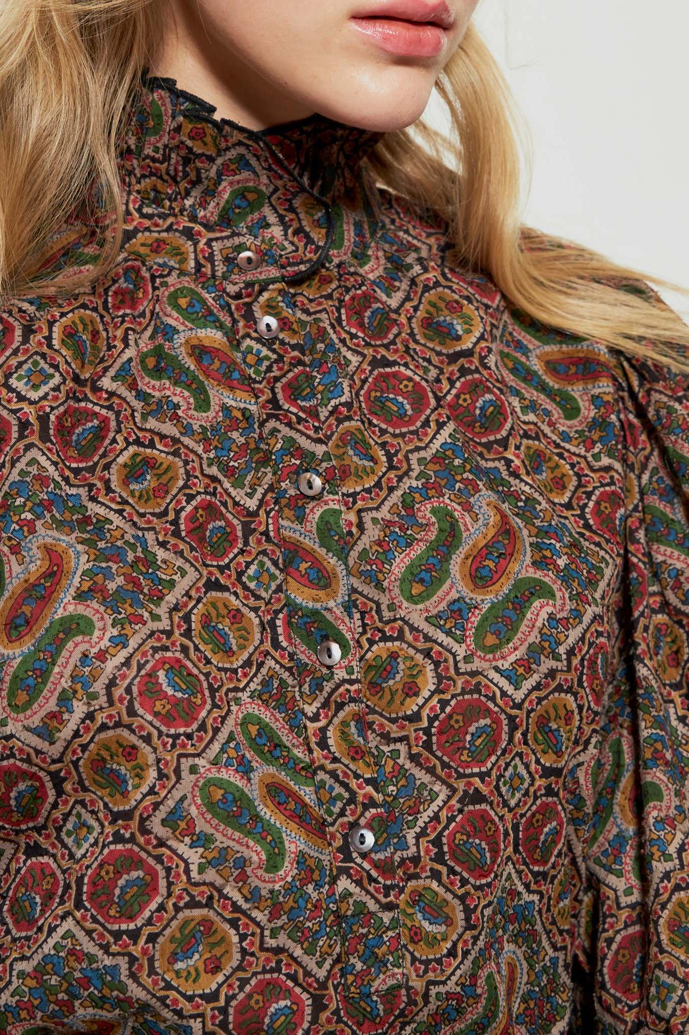 Zina print mini dress