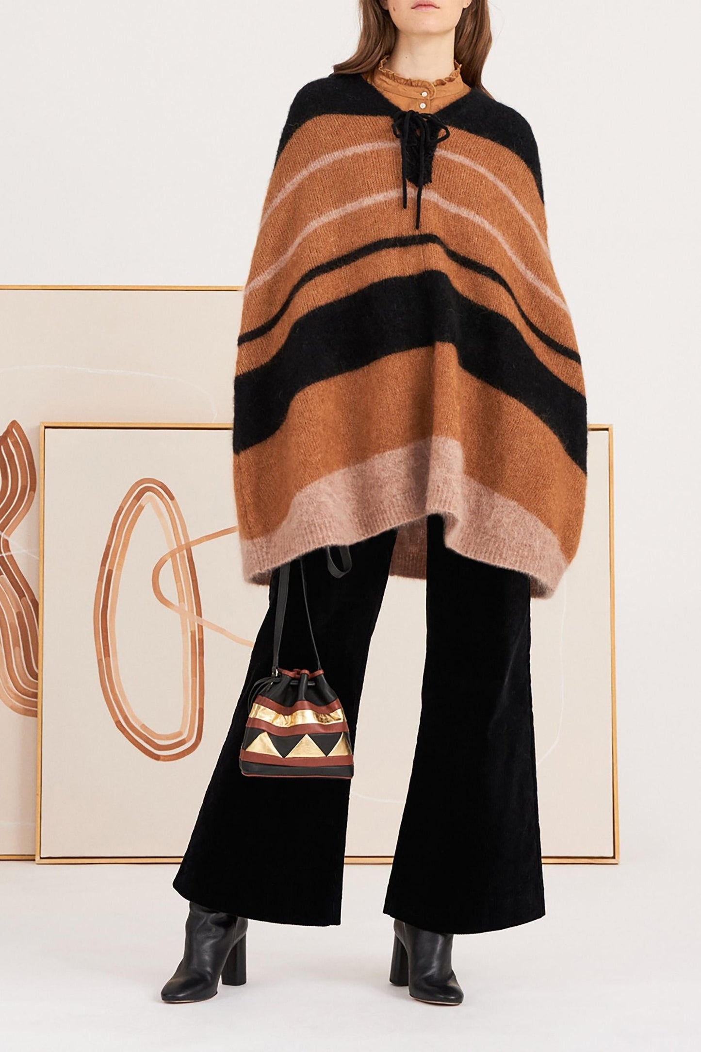 Moa Mohair Poncho