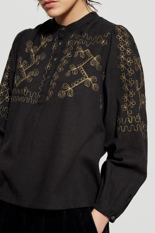 Blouse brodée Oriane