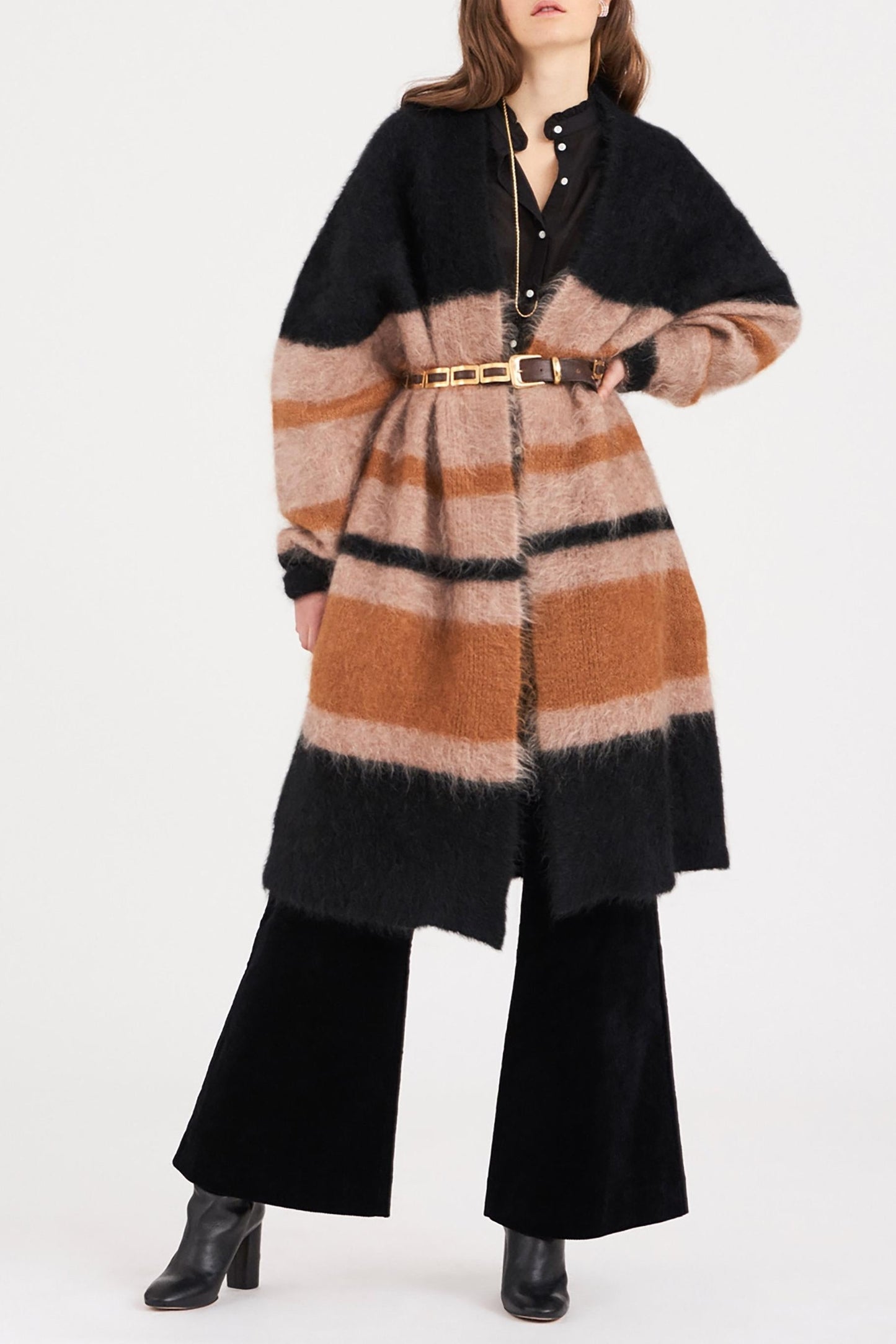 Moa Mohair Long Cardigan