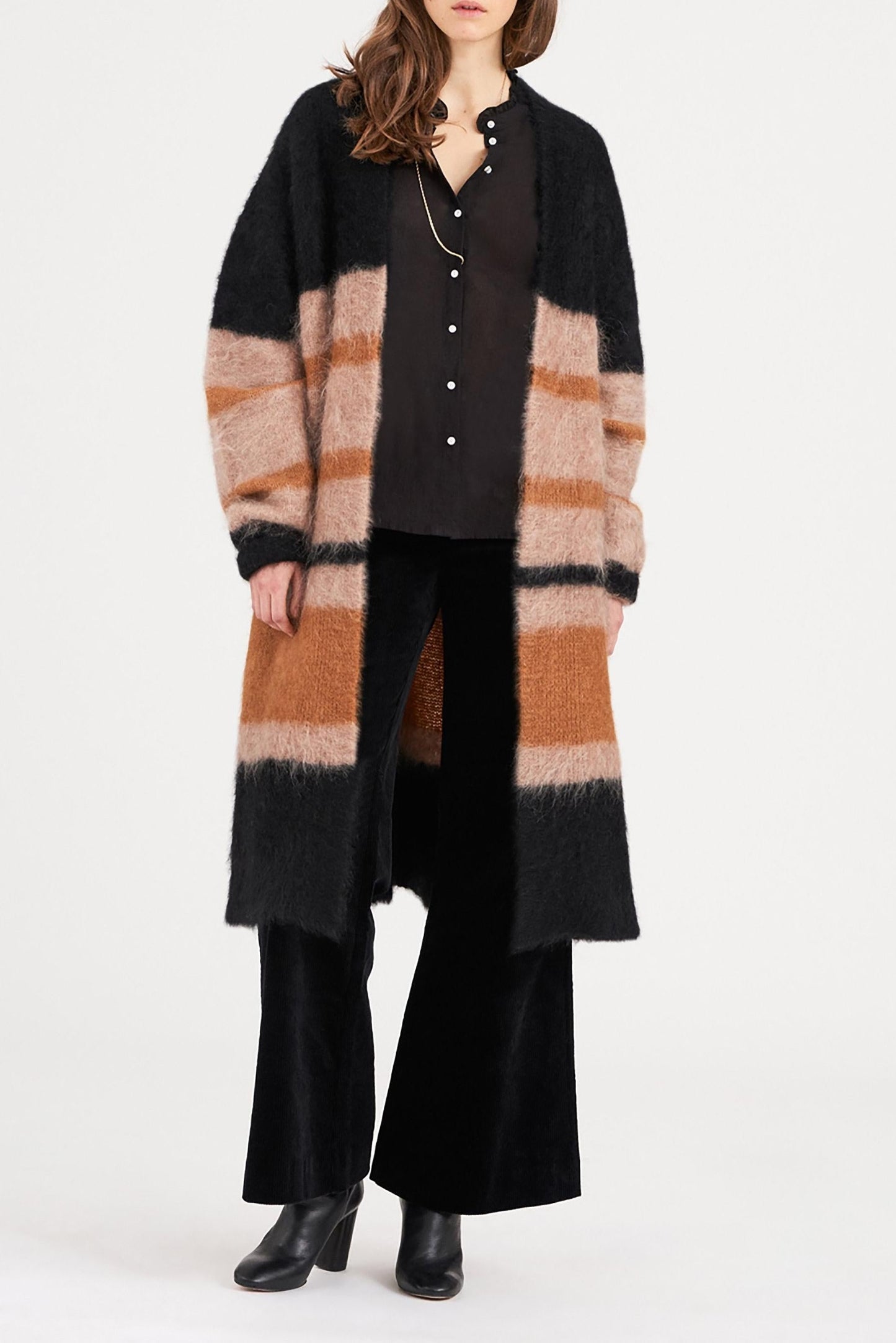 Moa Mohair Long Cardigan