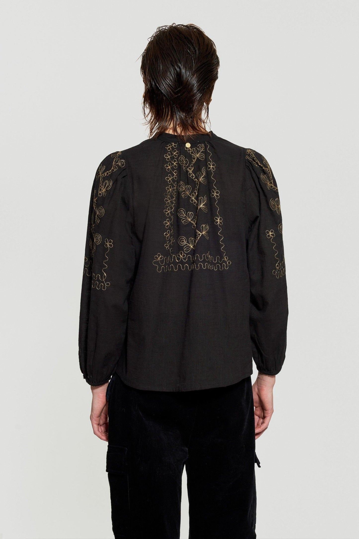 Blouse brodée Oriane