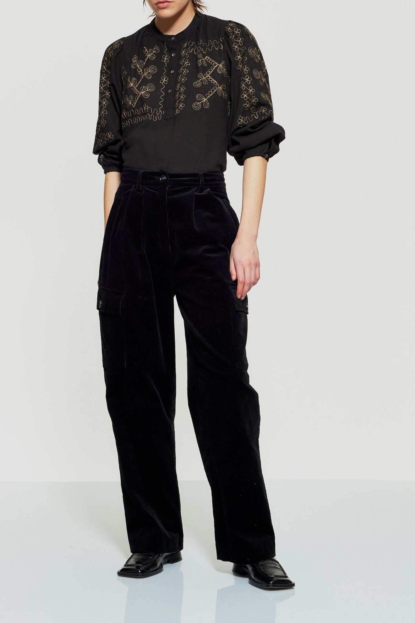 Blouse brodée Oriane