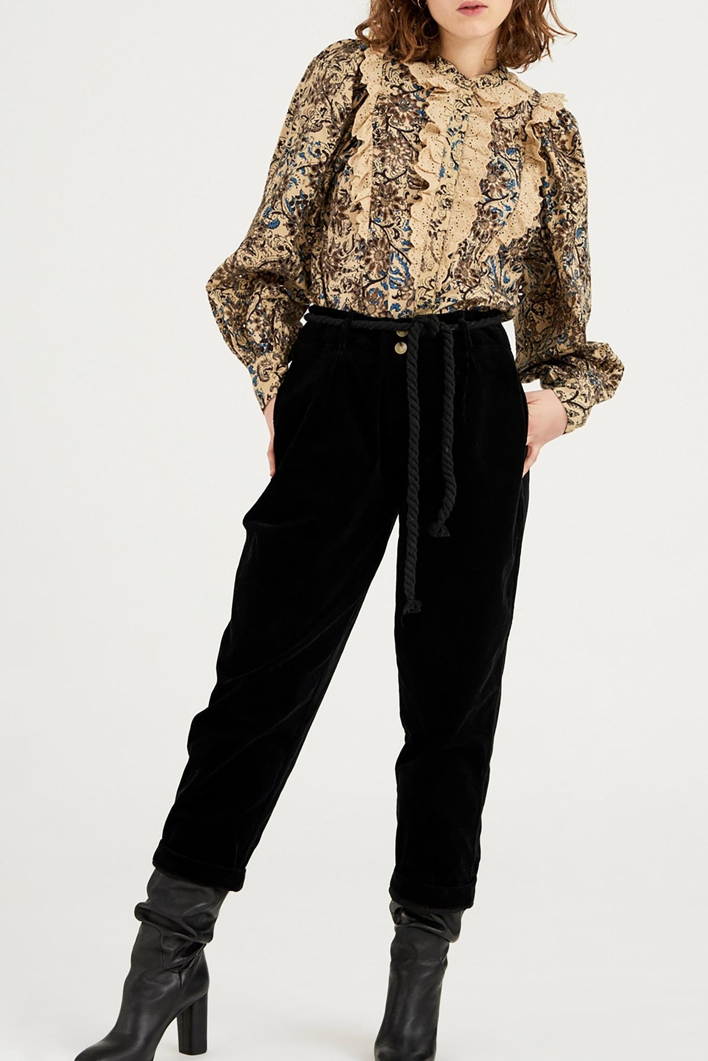Mary Openwork Blouse