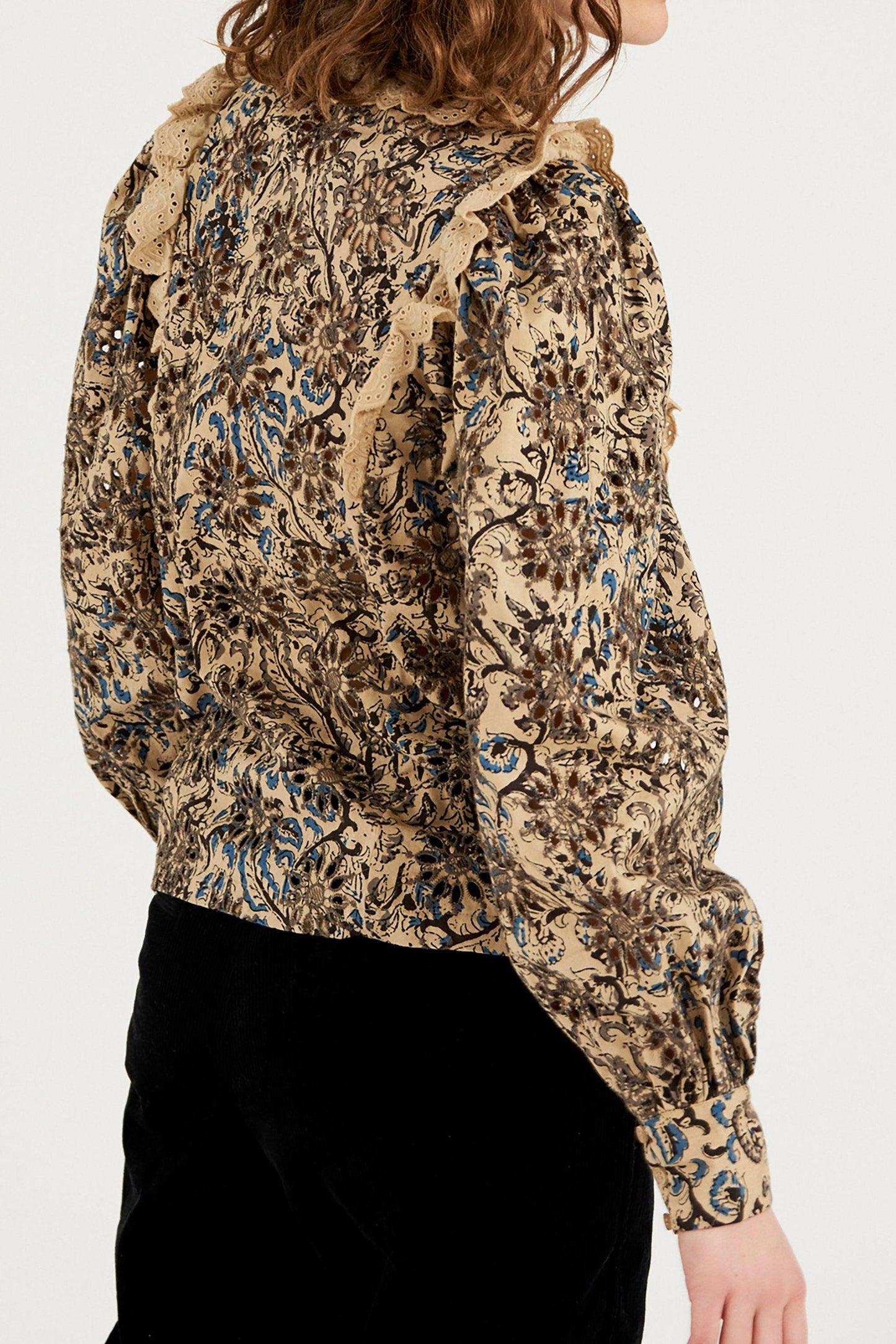 Mary Openwork Blouse