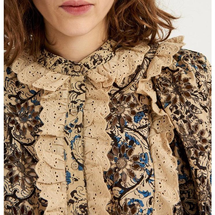 Mary Openwork Blouse