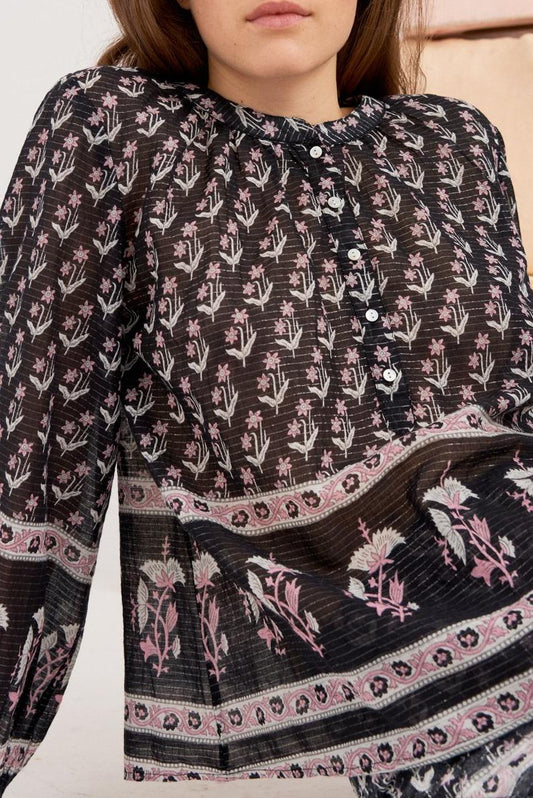 Mandee Floral Flowing Blouse