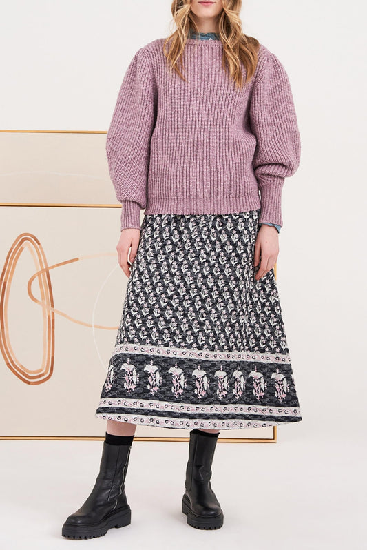 Mandee Floral A-line Skirt