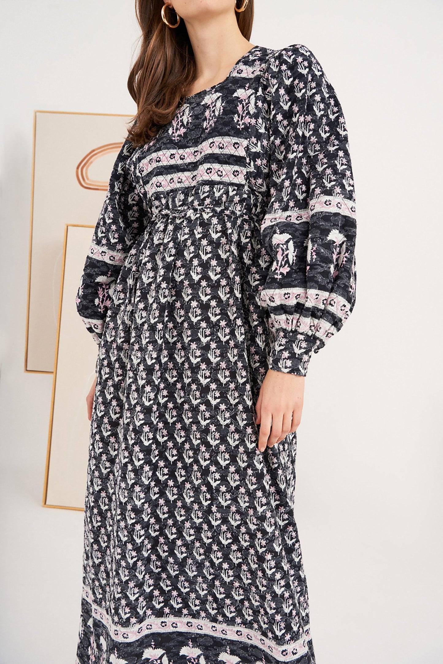 Mandee Floral Long Dress