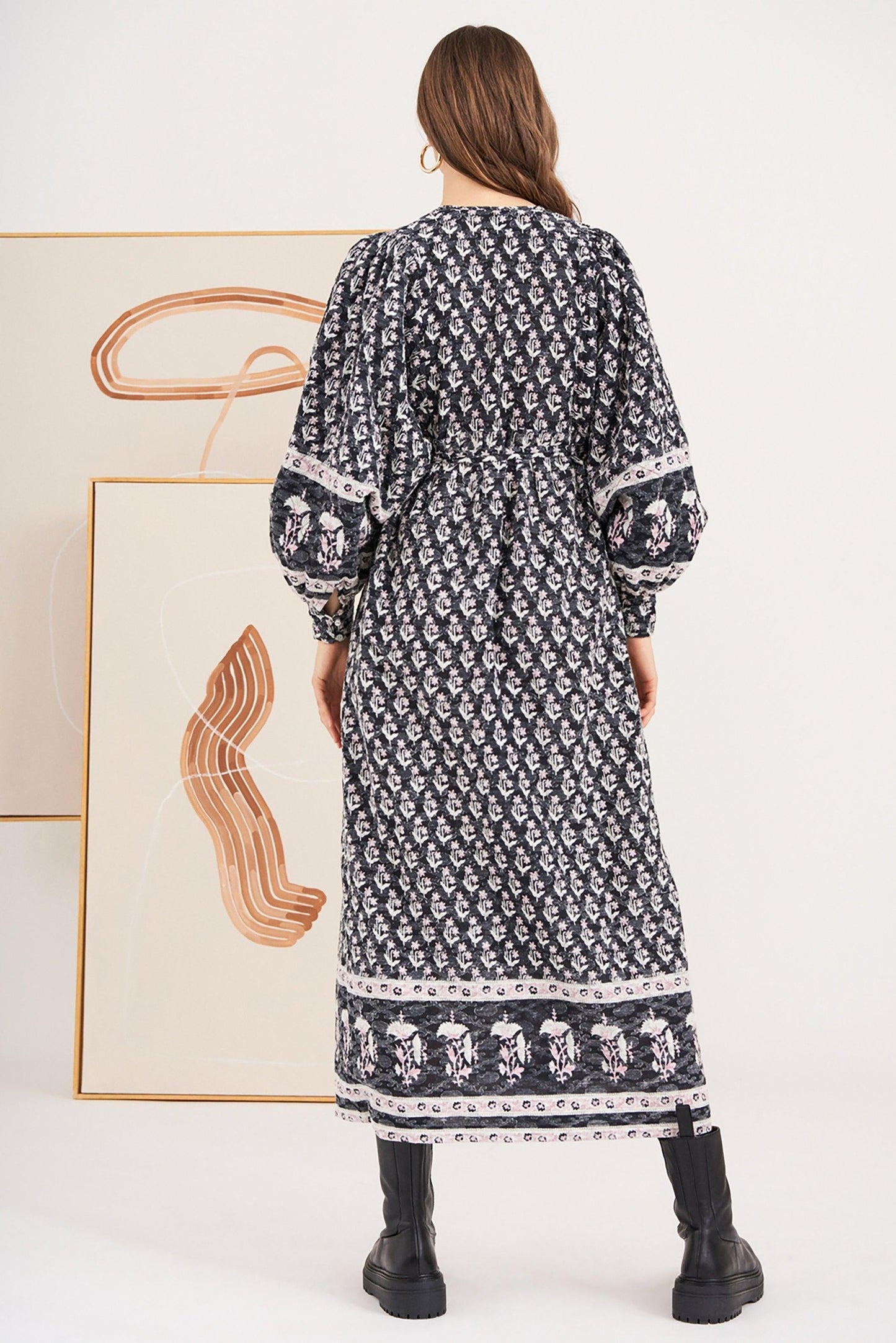 Mandee Floral Long Dress